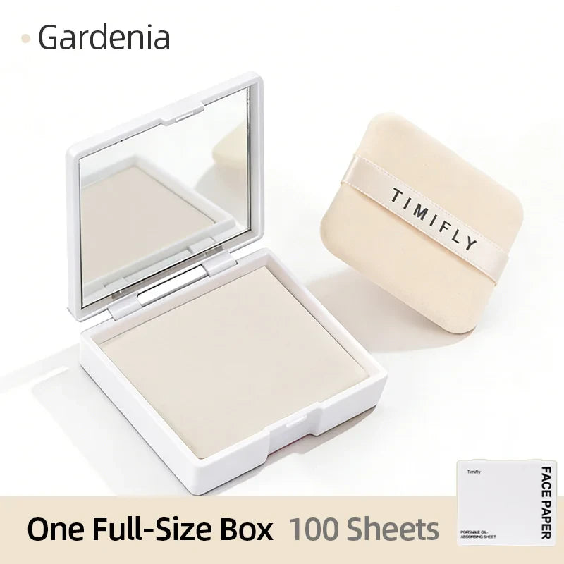 Portable Oil Blotting Paper Set for Effortless On-the-Go Shine Control