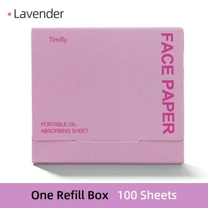 Portable Oil Blotting Paper Set for Effortless On-the-Go Shine Control