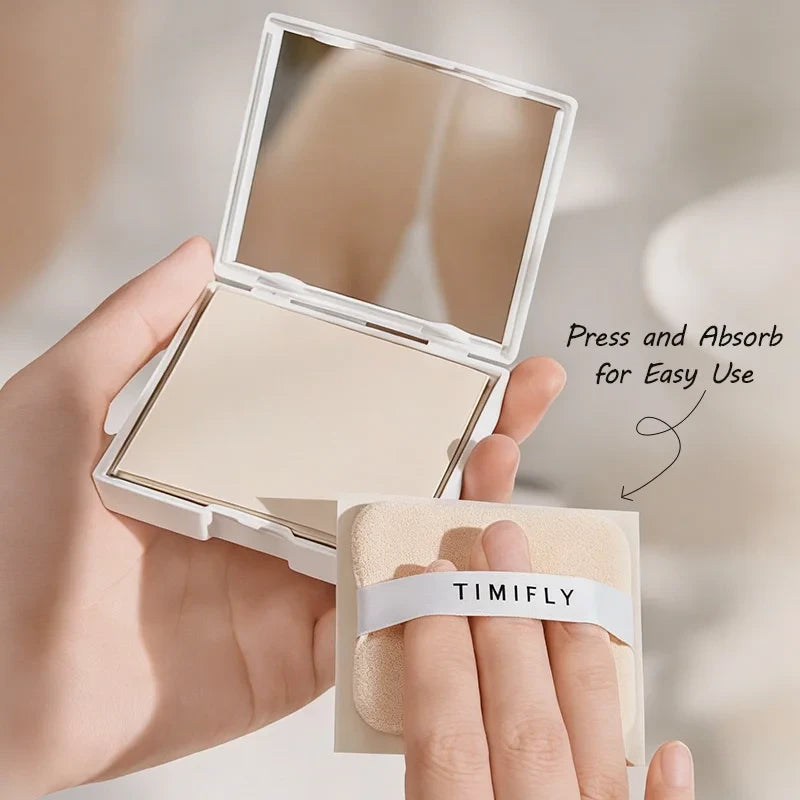 Portable Oil Blotting Paper Set for Effortless On-the-Go Shine Control