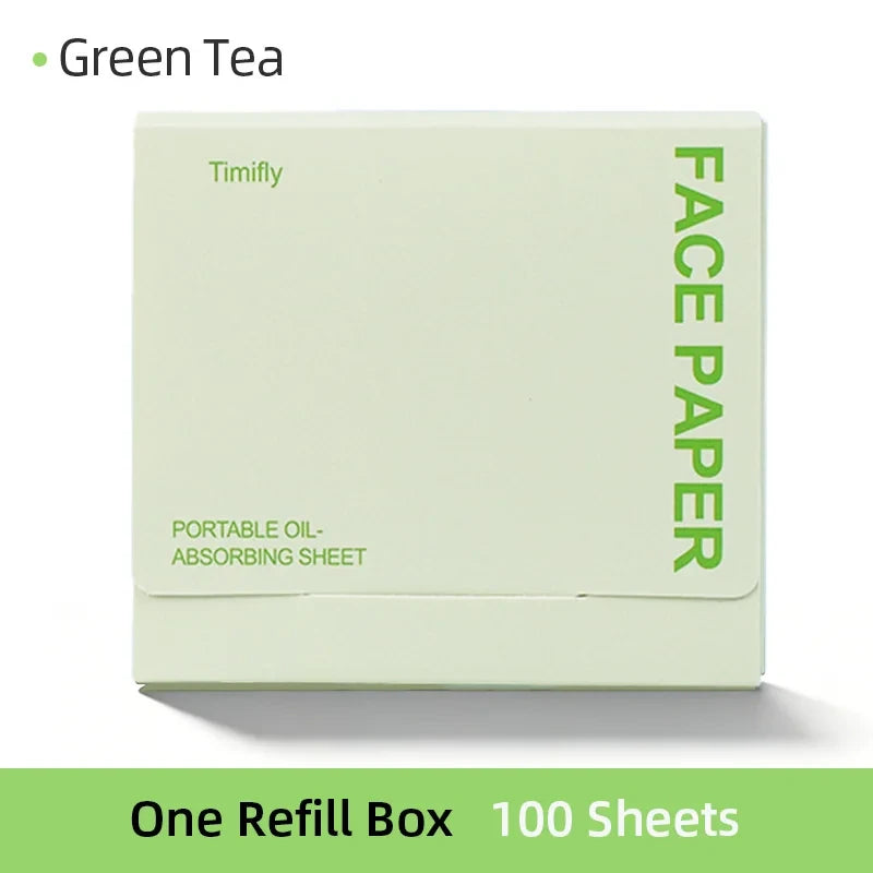 Portable Oil Blotting Paper Set for Effortless On-the-Go Shine Control