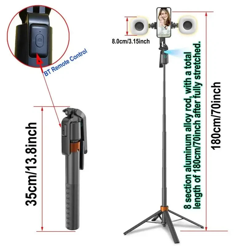 Smart Selfie Tripod with Face Tracking