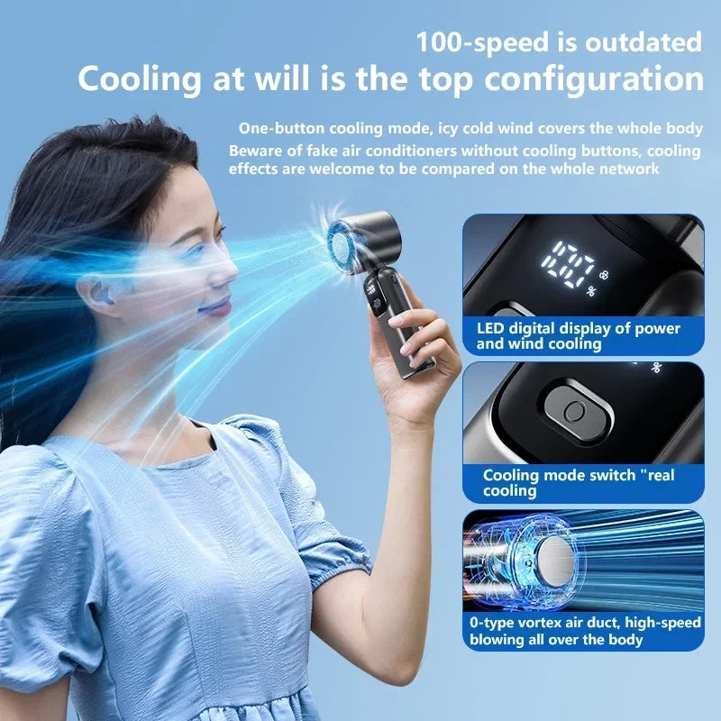 Portable Turbo Cooling Breeze Fan
