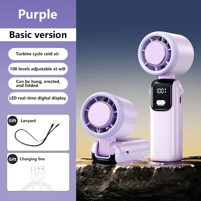 Portable Turbo Cooling Breeze Fan