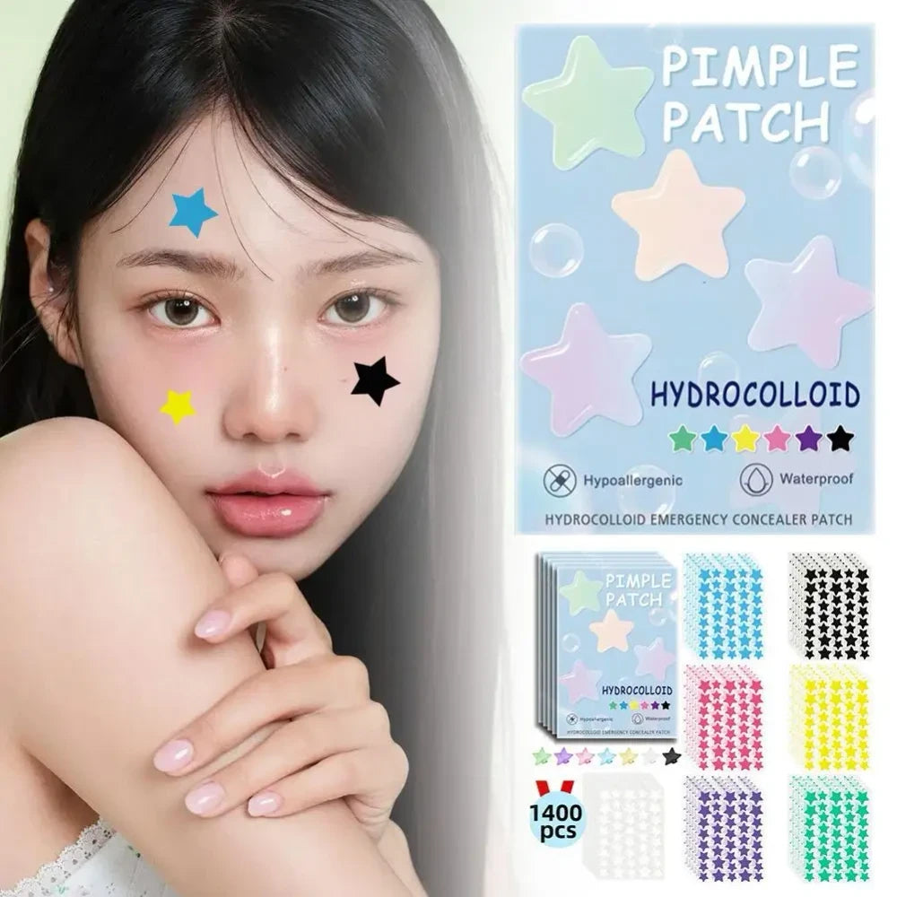 Star Shaped Hydrocolloid Acne Patches