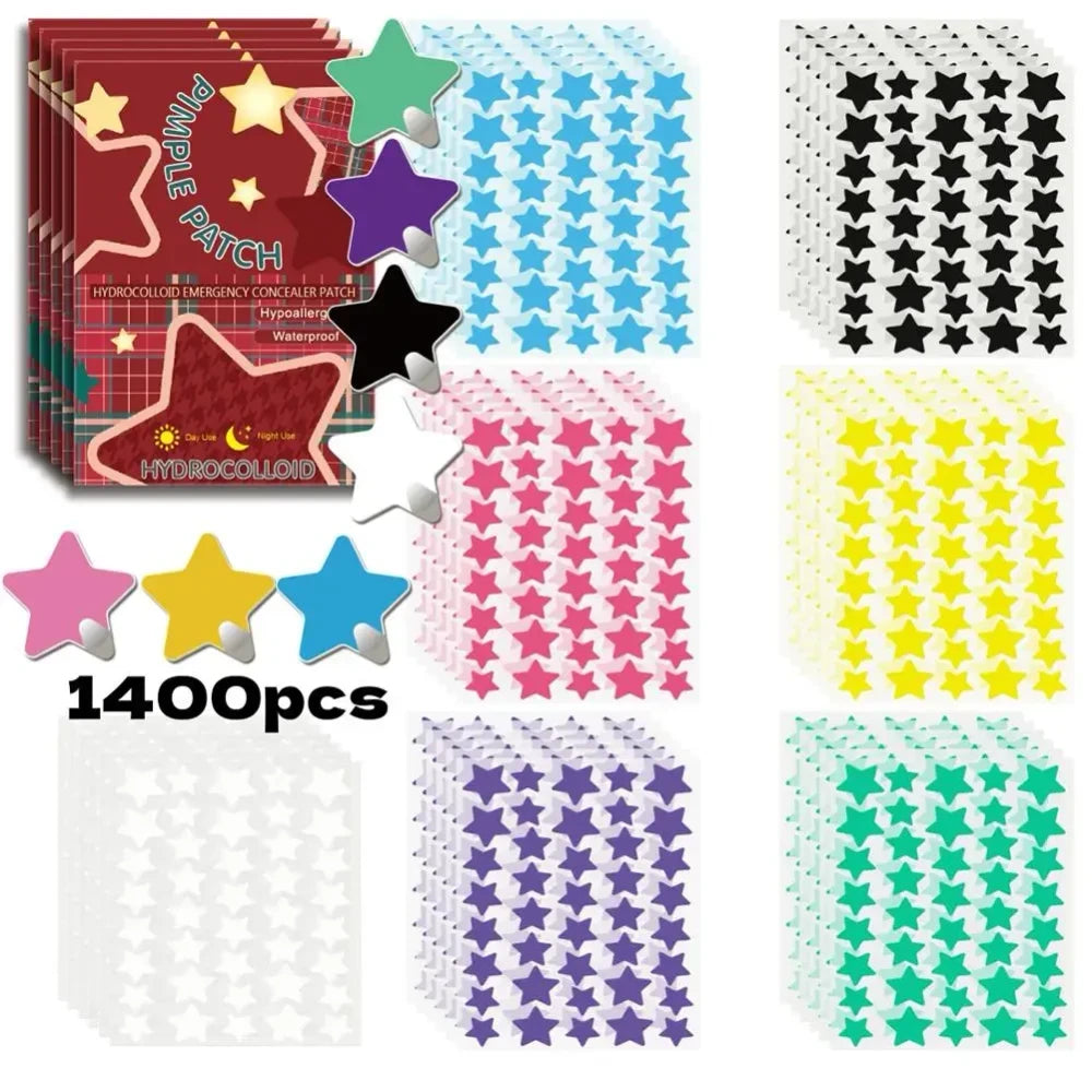 Star Shaped Hydrocolloid Acne Patches