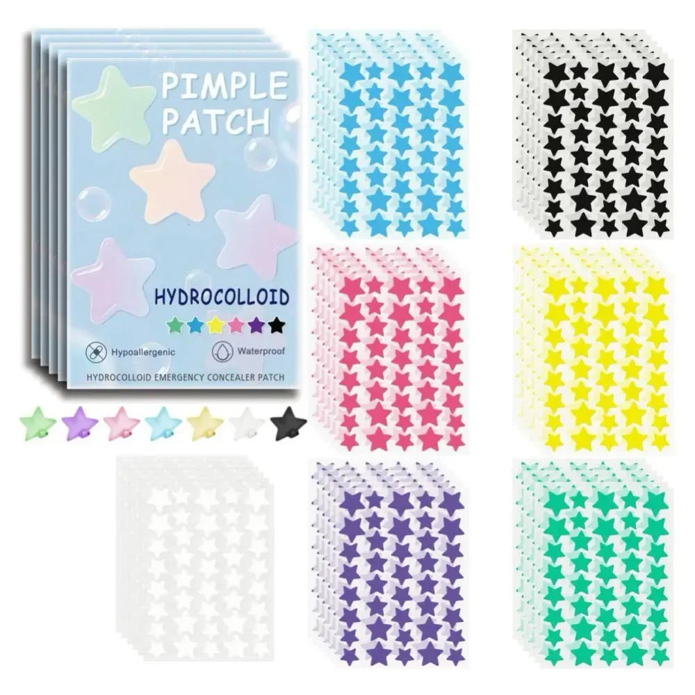 Star Shaped Hydrocolloid Acne Patches
