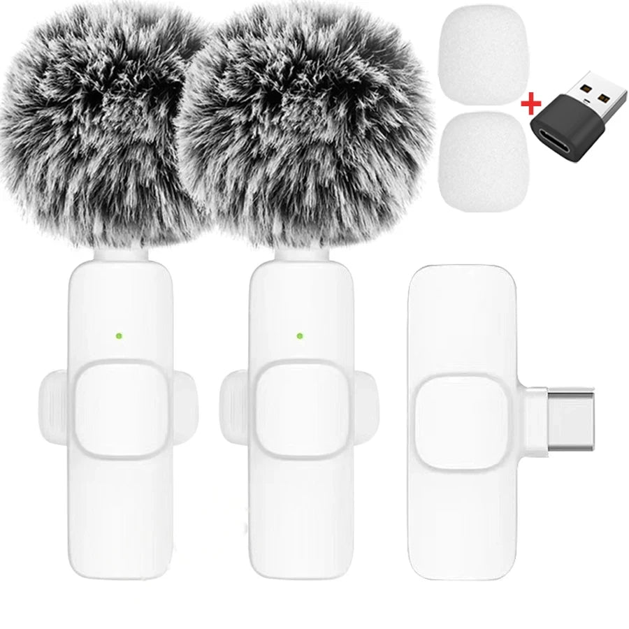 Portable Wireless Clip-On Microphone