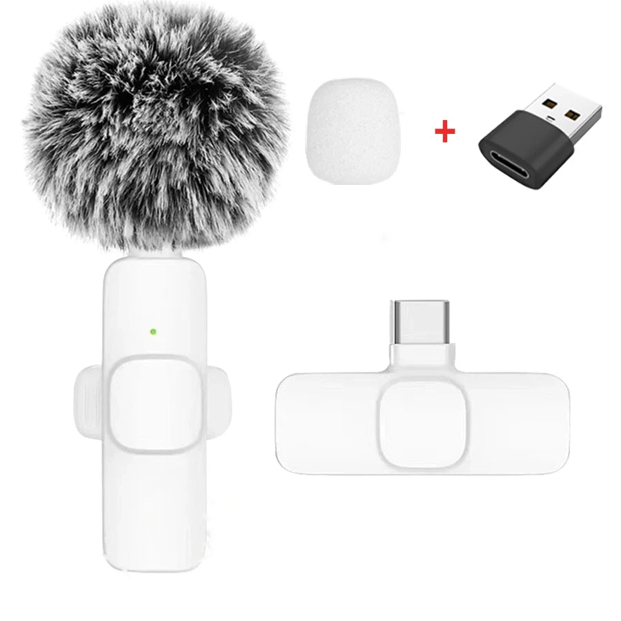Portable Wireless Clip-On Microphone