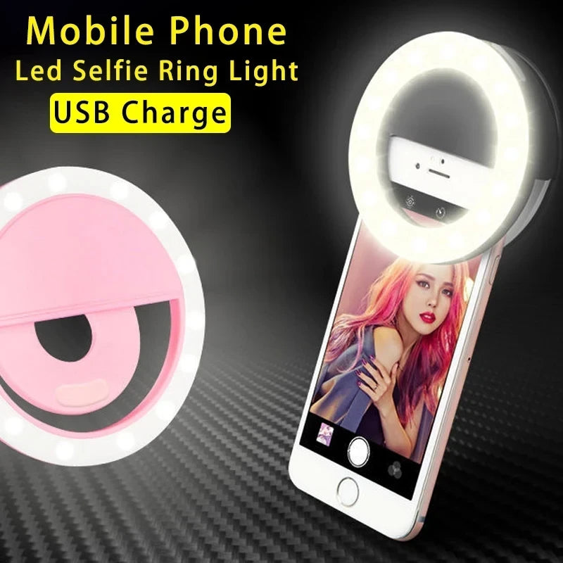 Portable Mobile Selfie Ring Light