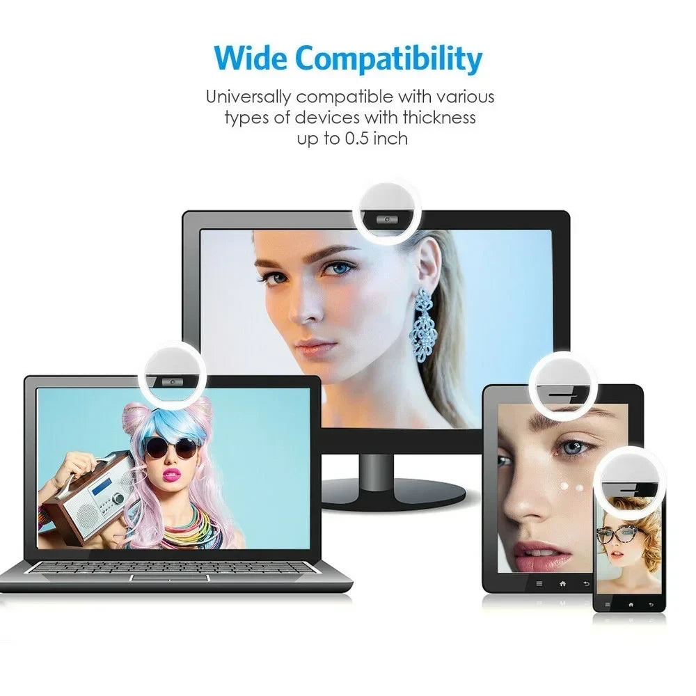 Portable Mobile Selfie Ring Light