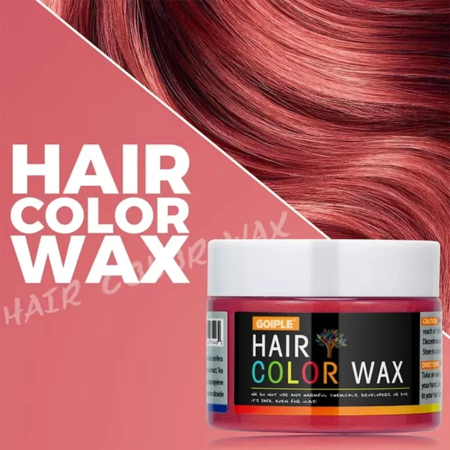 Temporary Colorful Hair Styling Wax