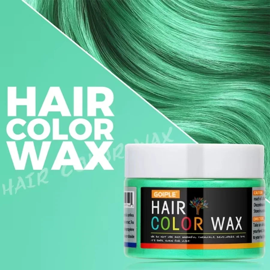 Temporary Colorful Hair Styling Wax