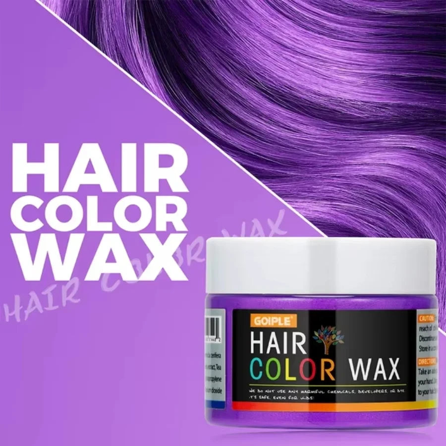Temporary Colorful Hair Styling Wax