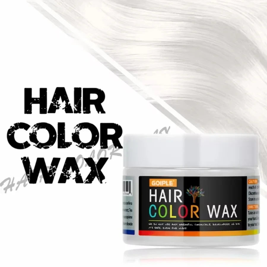 Temporary Colorful Hair Styling Wax