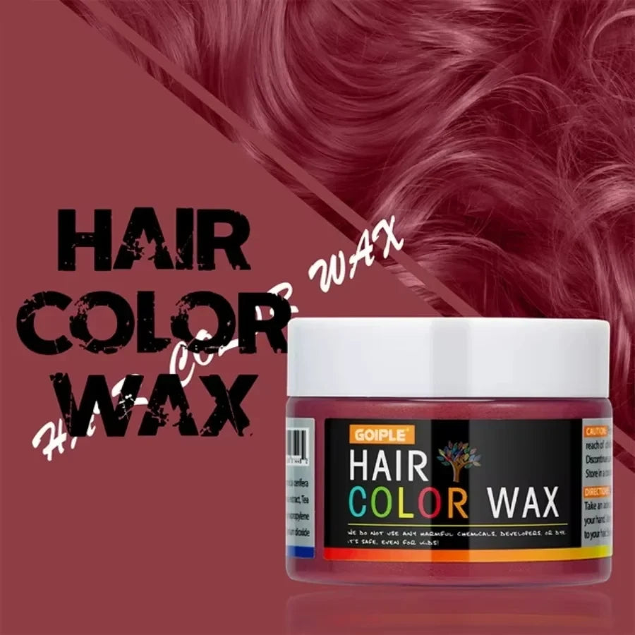 Temporary Colorful Hair Styling Wax