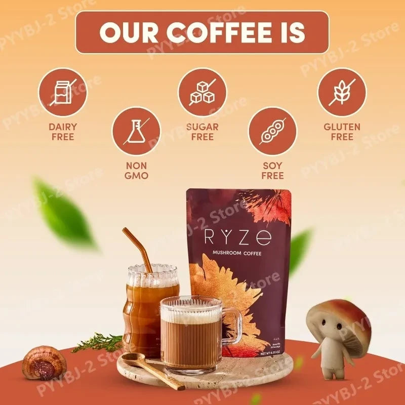 Organic Mushroom Adaptogenic Coffee Powder