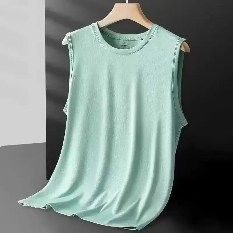 Ice Silk Breeze Mesh Tank Top