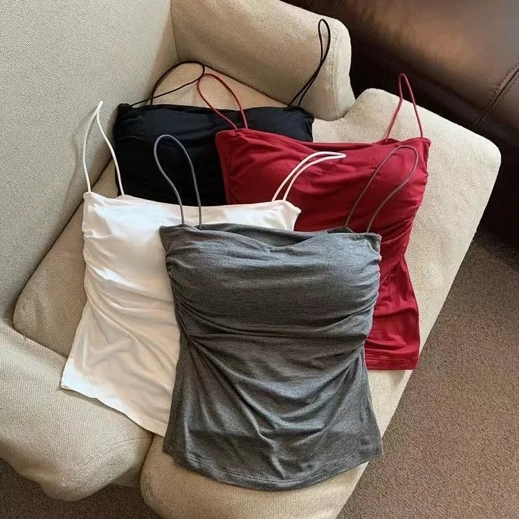 Built-In Bra Halter Top