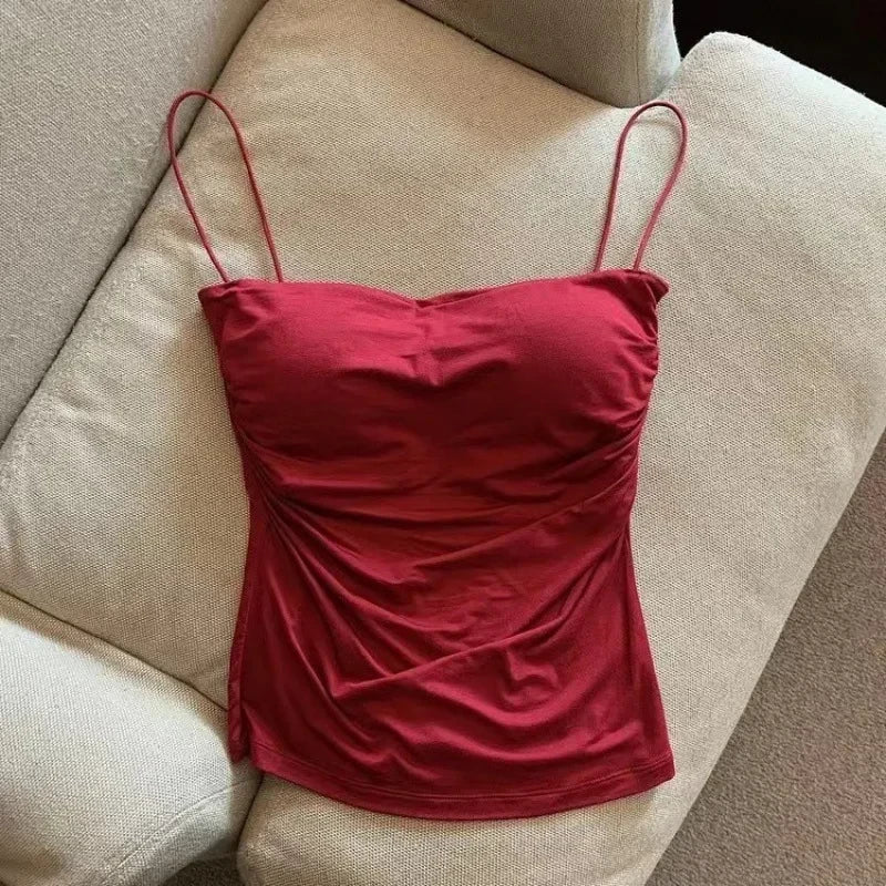 Built-In Bra Halter Top