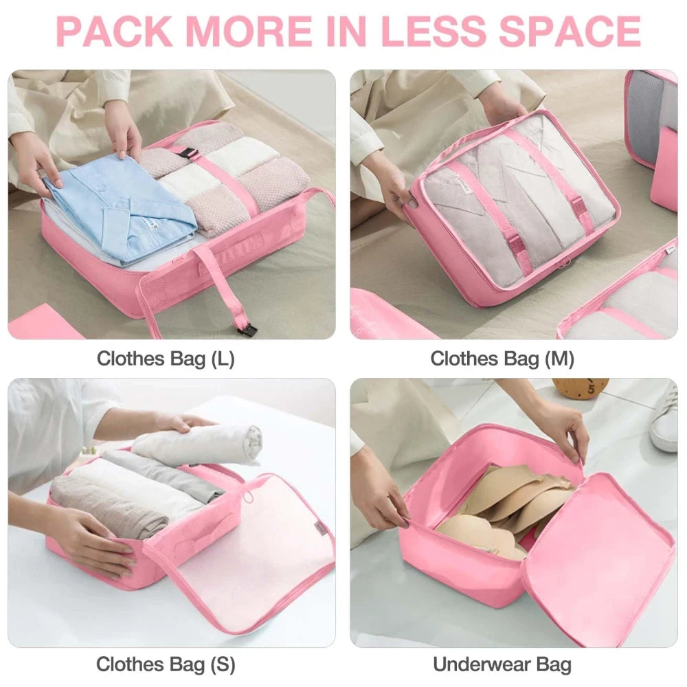 Portable Luggage Packing Cube Set