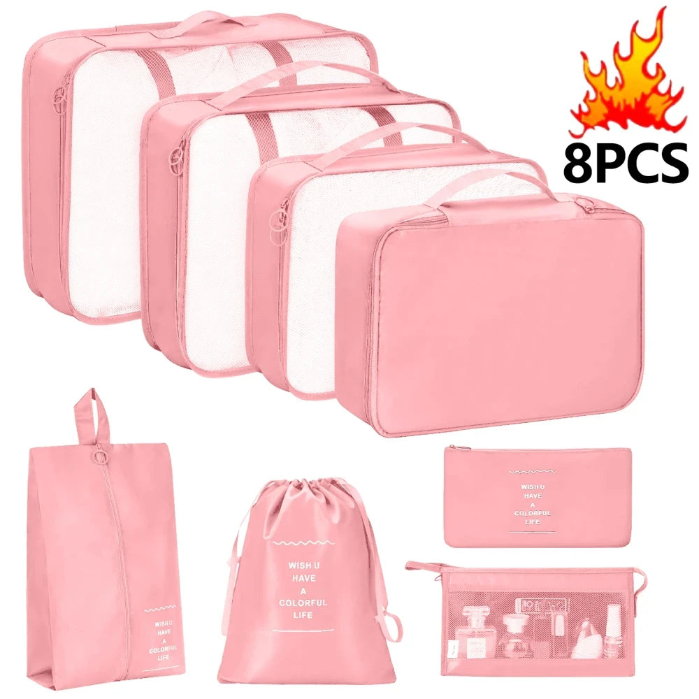 Portable Luggage Packing Cube Set