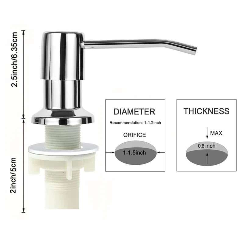 Under Sink Soap Dispenser Kit