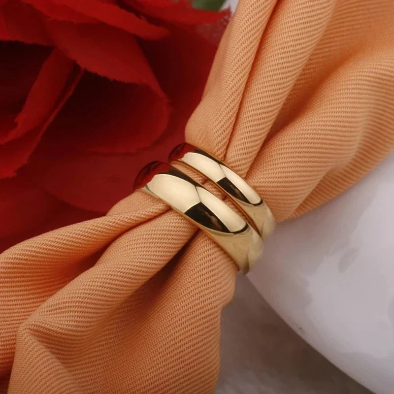 Minimalist Stainless Steel Wedding Band