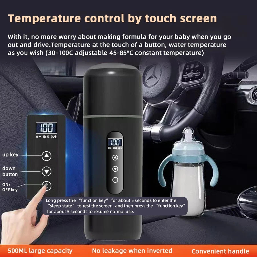Portable Car Heating Travel Kettle