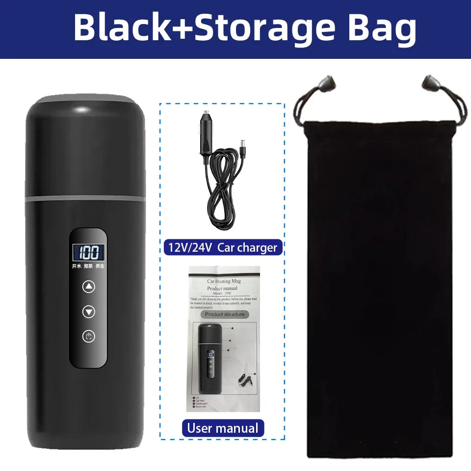 Portable Car Heating Travel Kettle