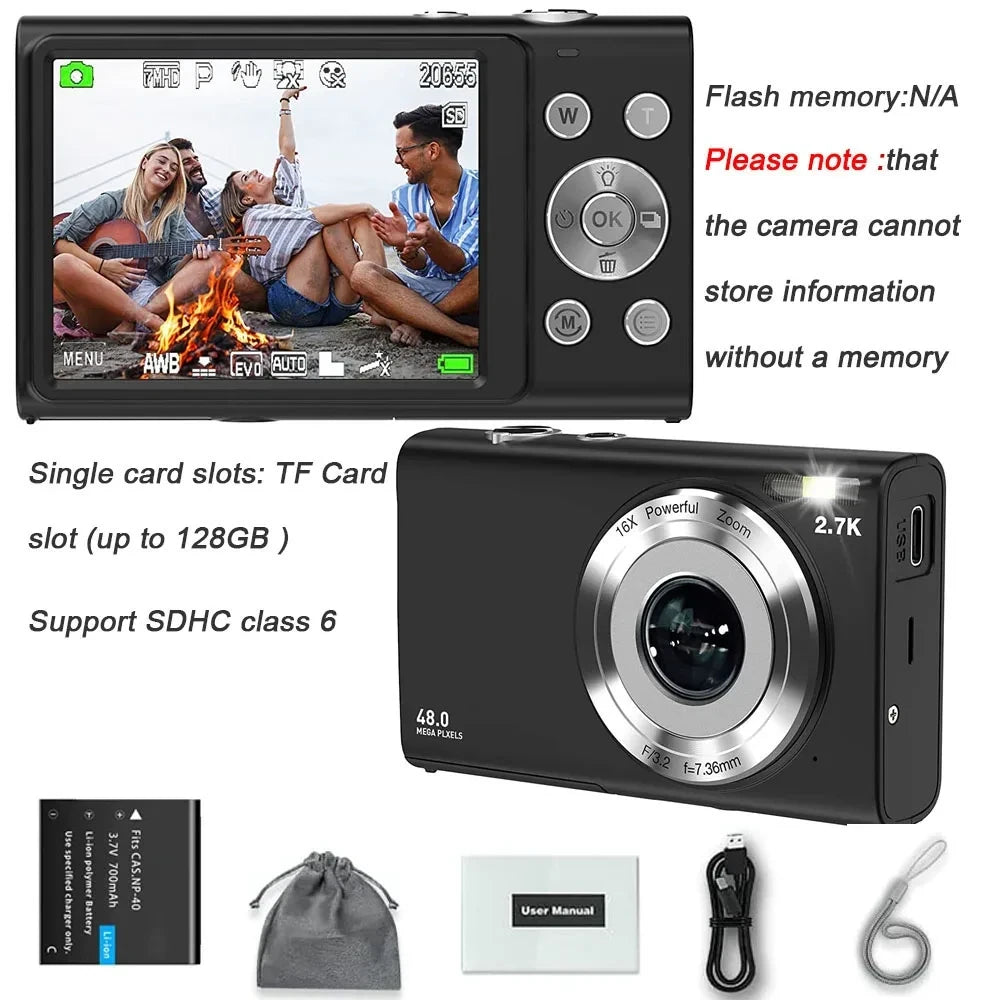 Compact Digital Vlogging Camera
