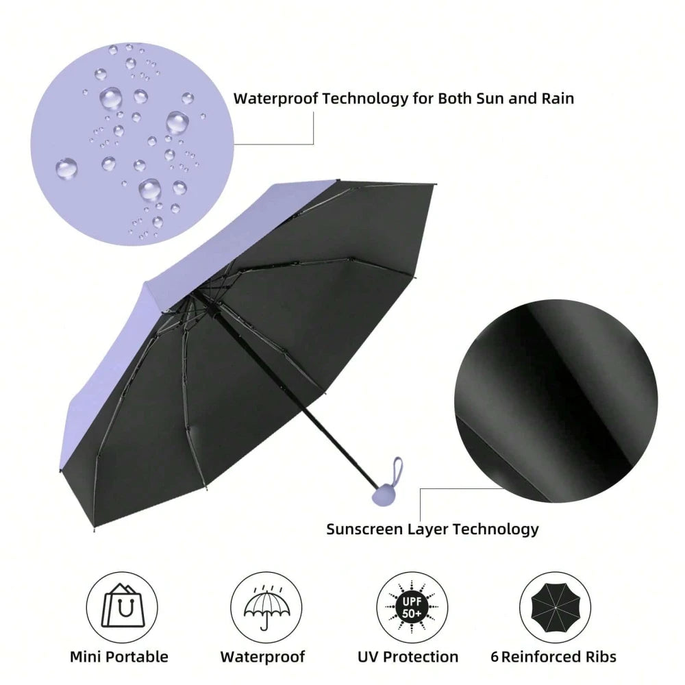 Compact UV Protection Umbrella