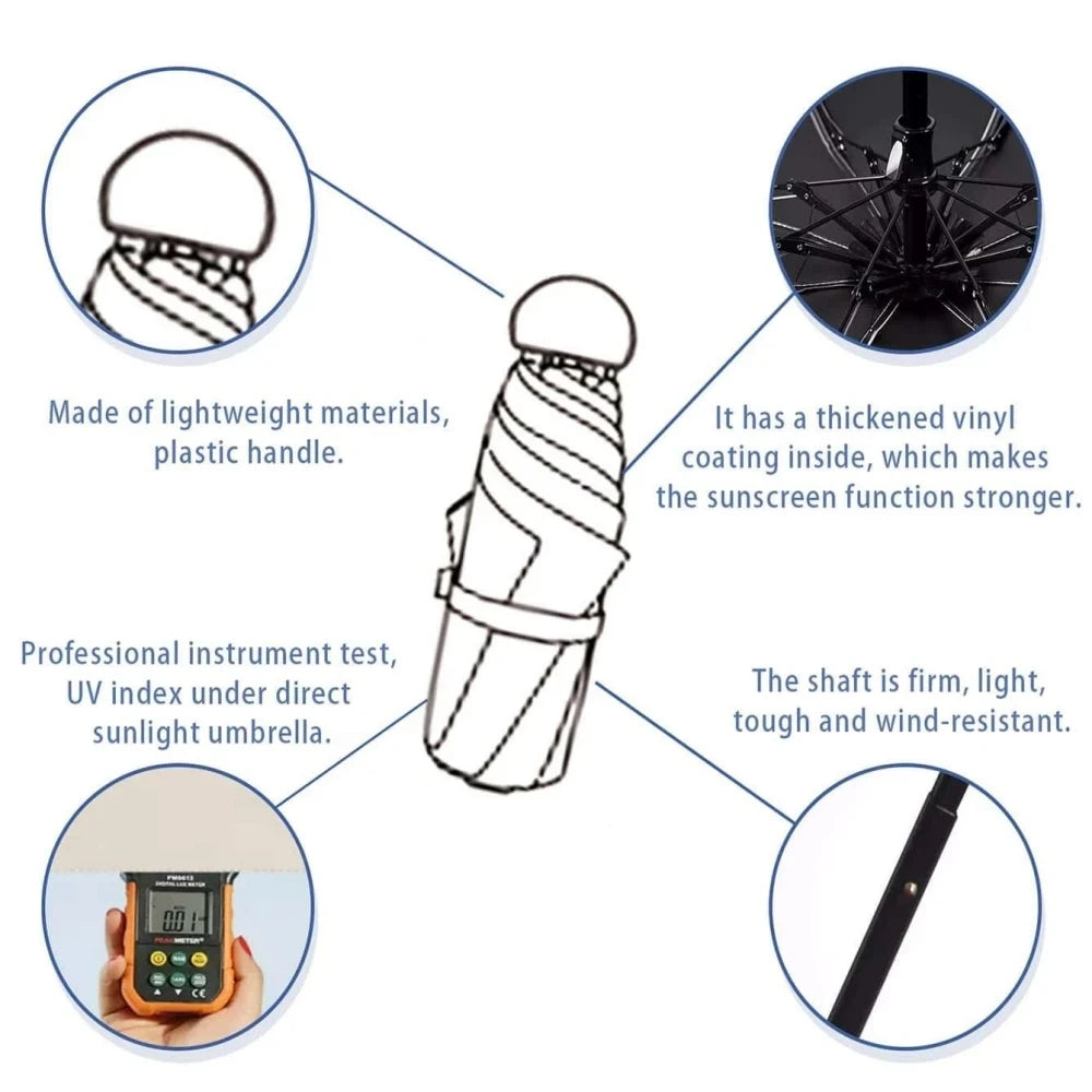Compact UV Protection Umbrella