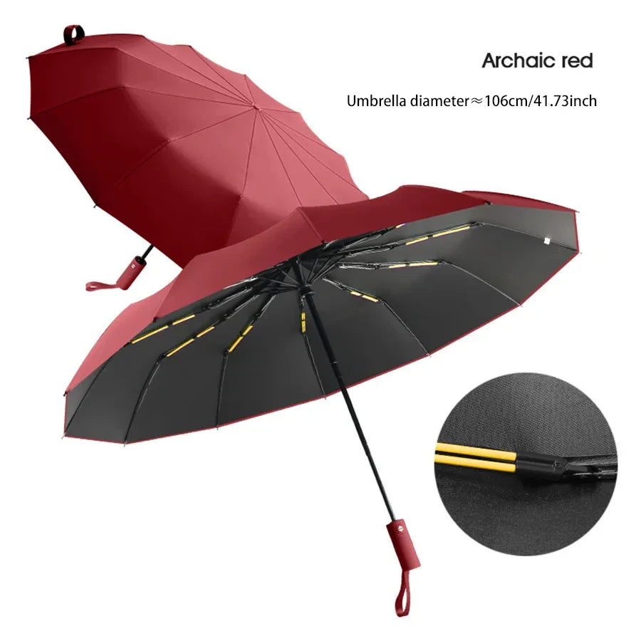 Reinforced UV-Blocking Business Umbrella