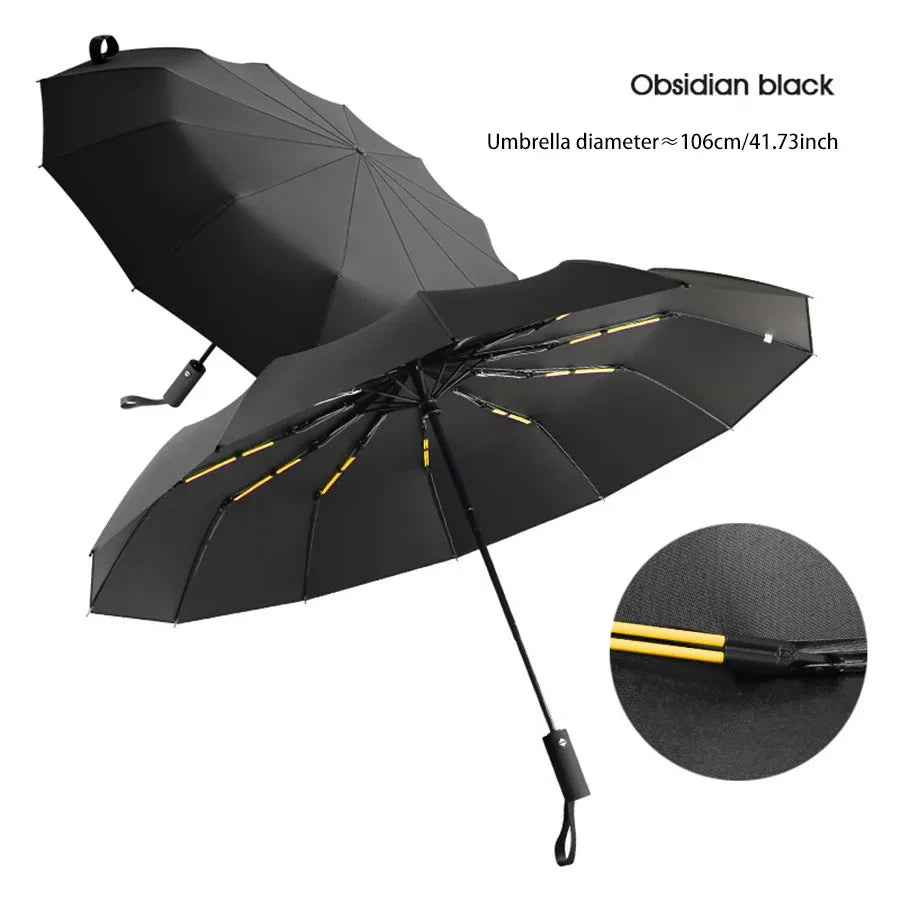 Reinforced UV-Blocking Business Umbrella