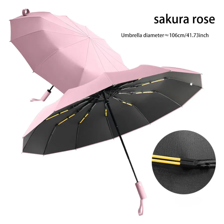 Reinforced UV-Blocking Business Umbrella