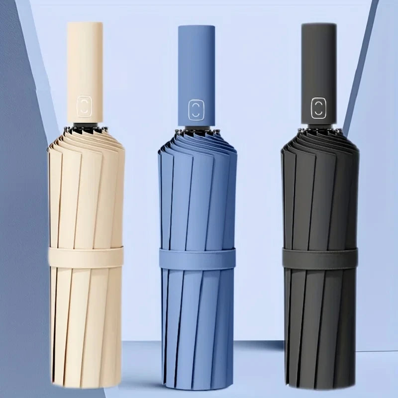 Reinforced UV-Blocking Business Umbrella