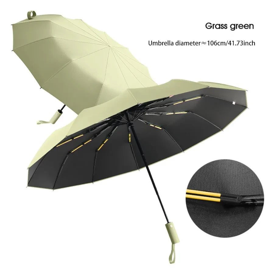 Reinforced UV-Blocking Business Umbrella