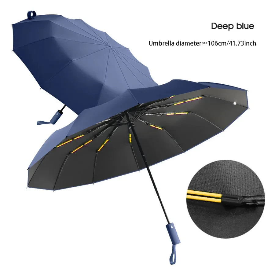 Reinforced UV-Blocking Business Umbrella