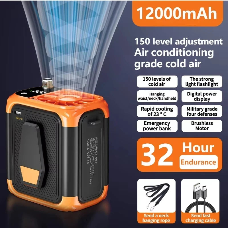 Portable Bladeless Waist Fan