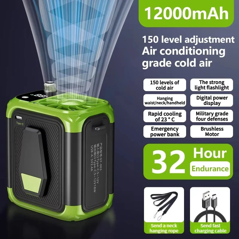 Portable Bladeless Waist Fan