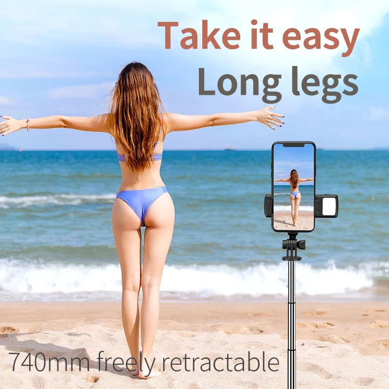 Smartphone Tripod with Bluetooth Shutter