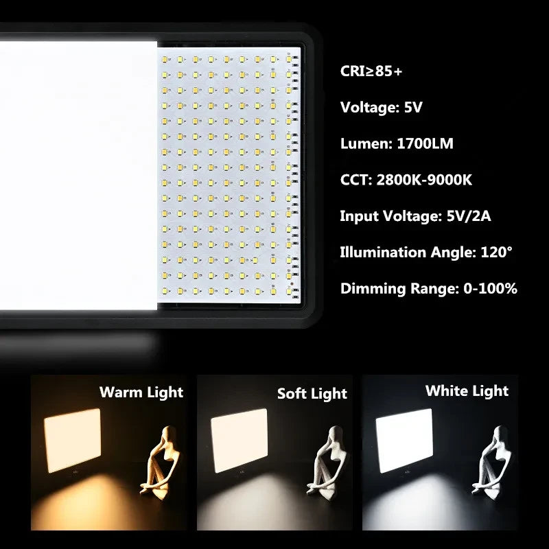 Adjustable LED Video Light Panel