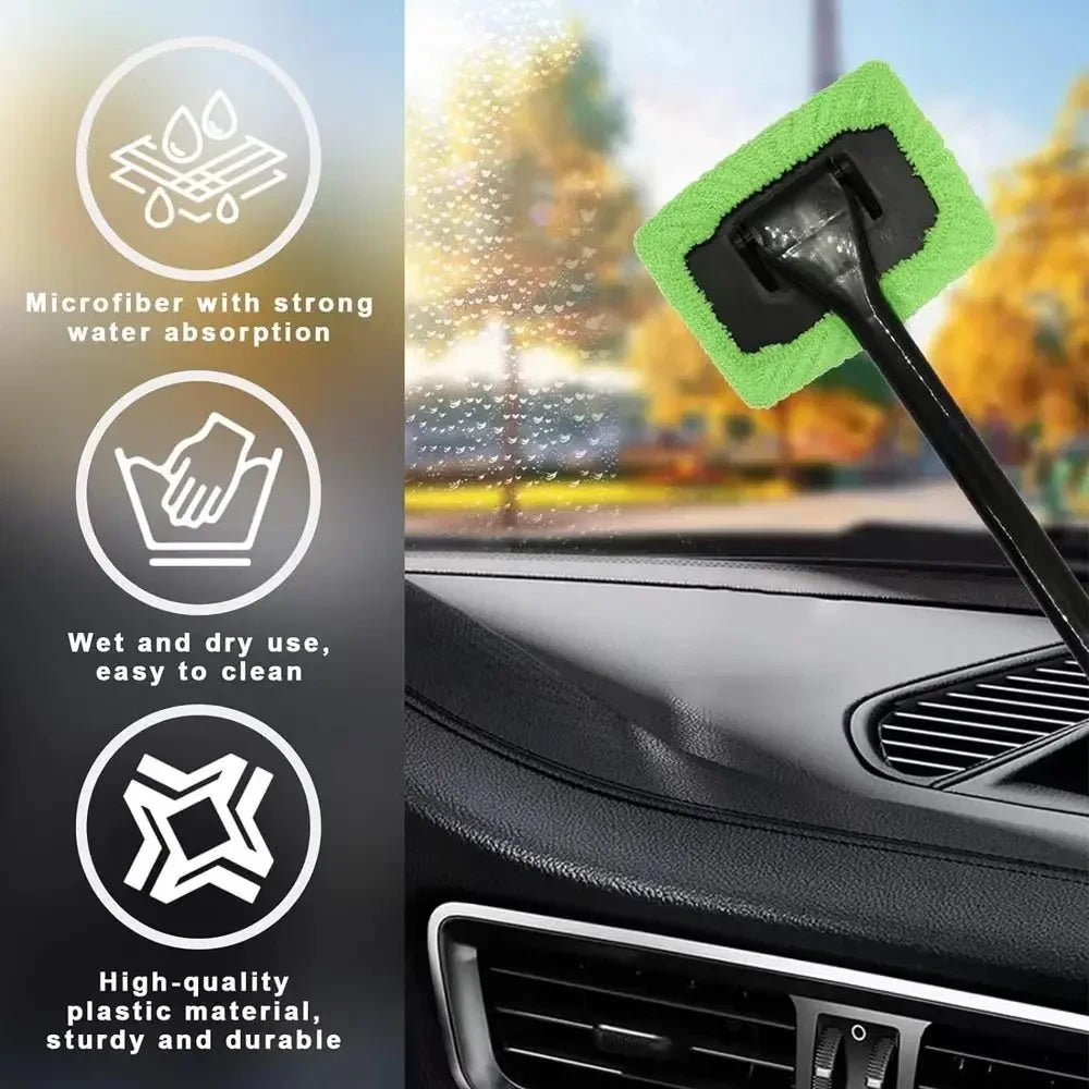 Ergonomic Interior Glass Cleaning Tool