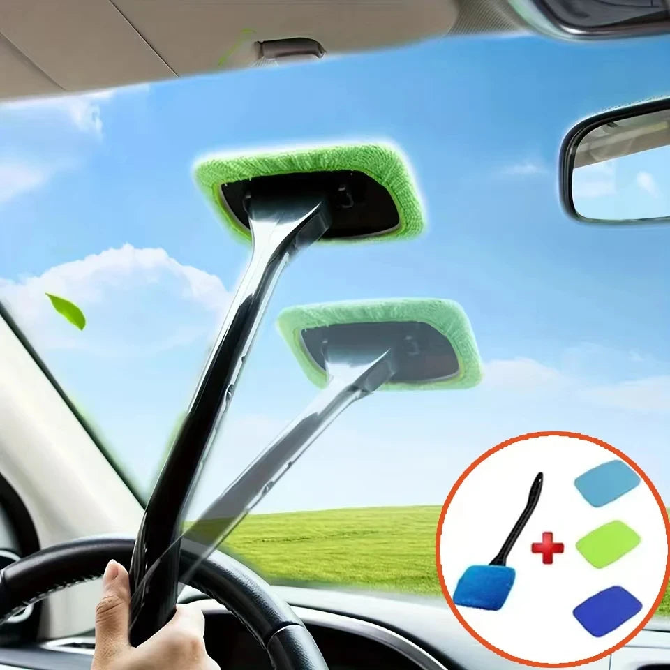 Ergonomic Interior Glass Cleaning Tool