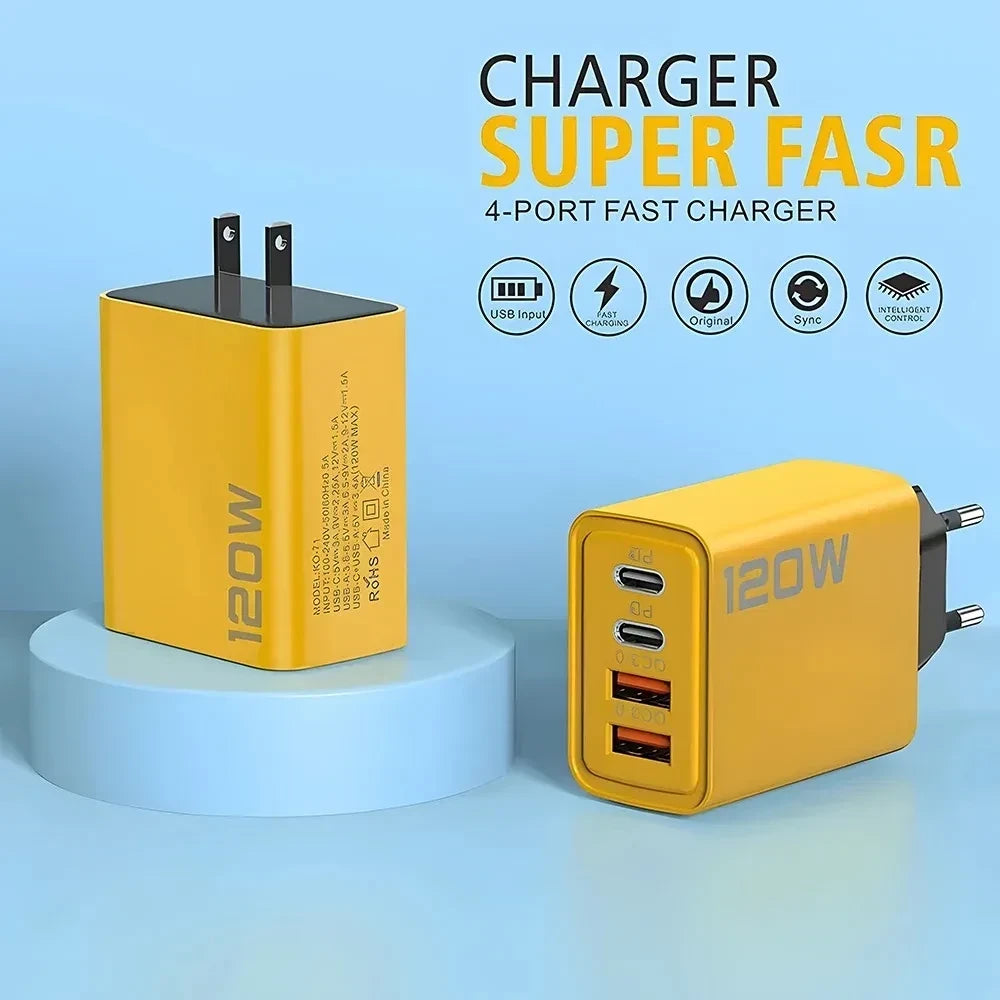 Multi-Device Travel Wall Charger