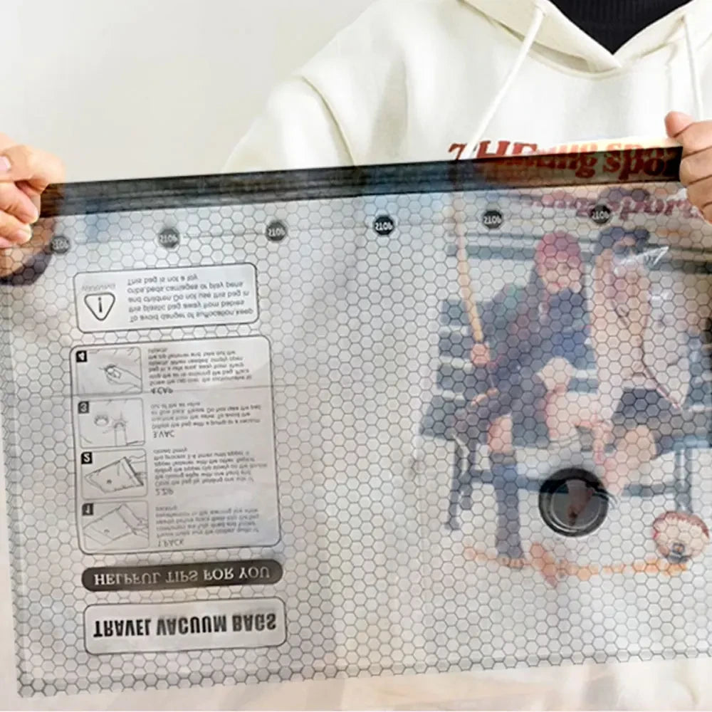 Vacuum Storage Bags with Portable Pump