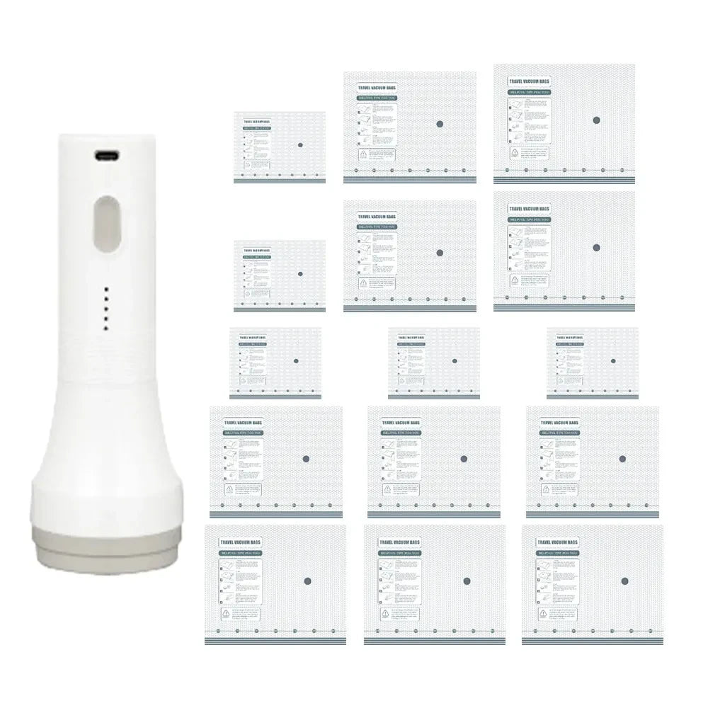 Vacuum Storage Bags with Portable Pump