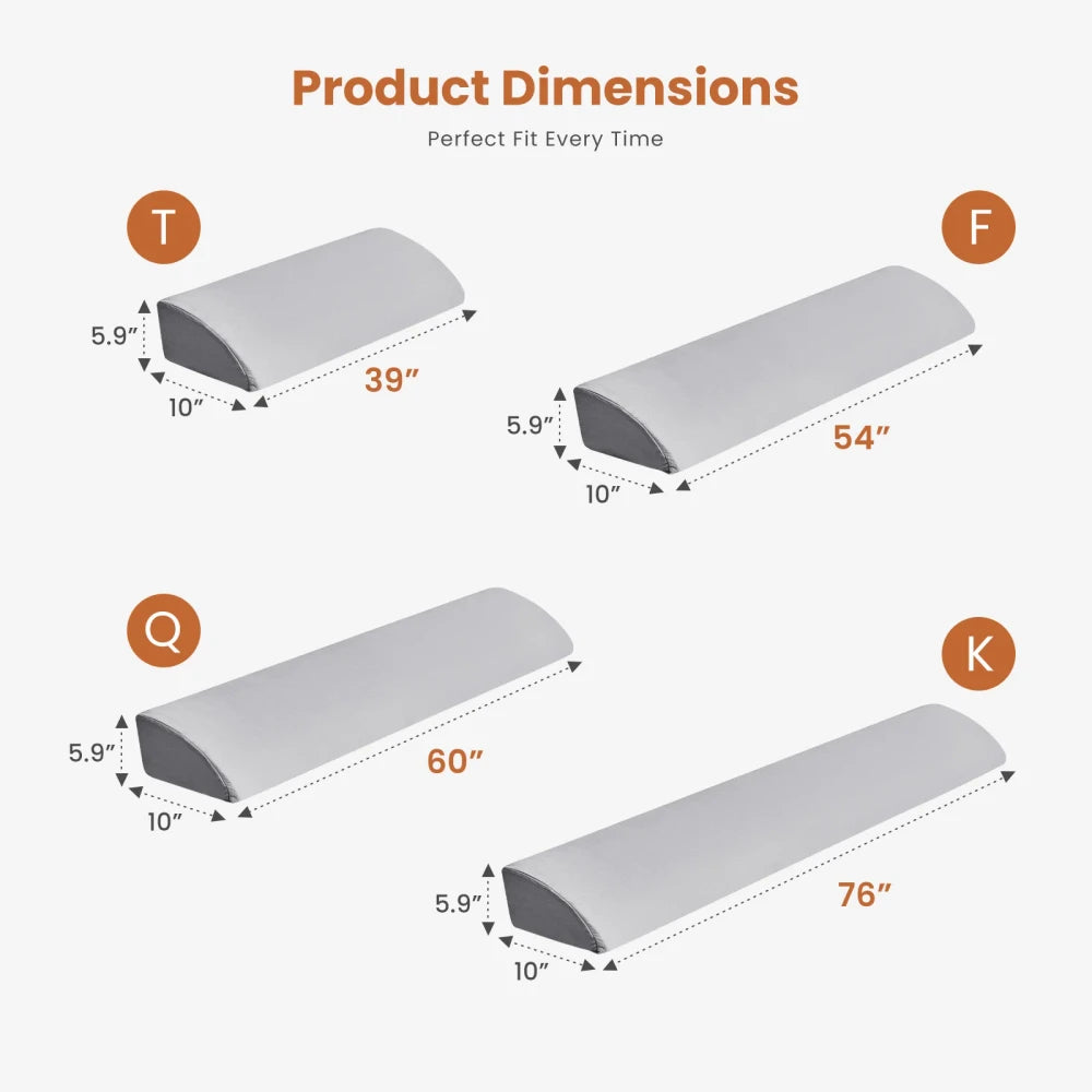 Ergonomic Memory Foam Support Wedge