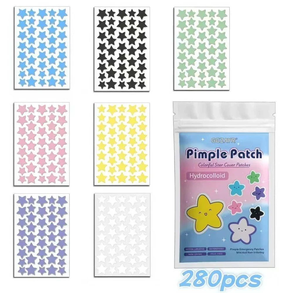 Seven-Color Star Acne Patches