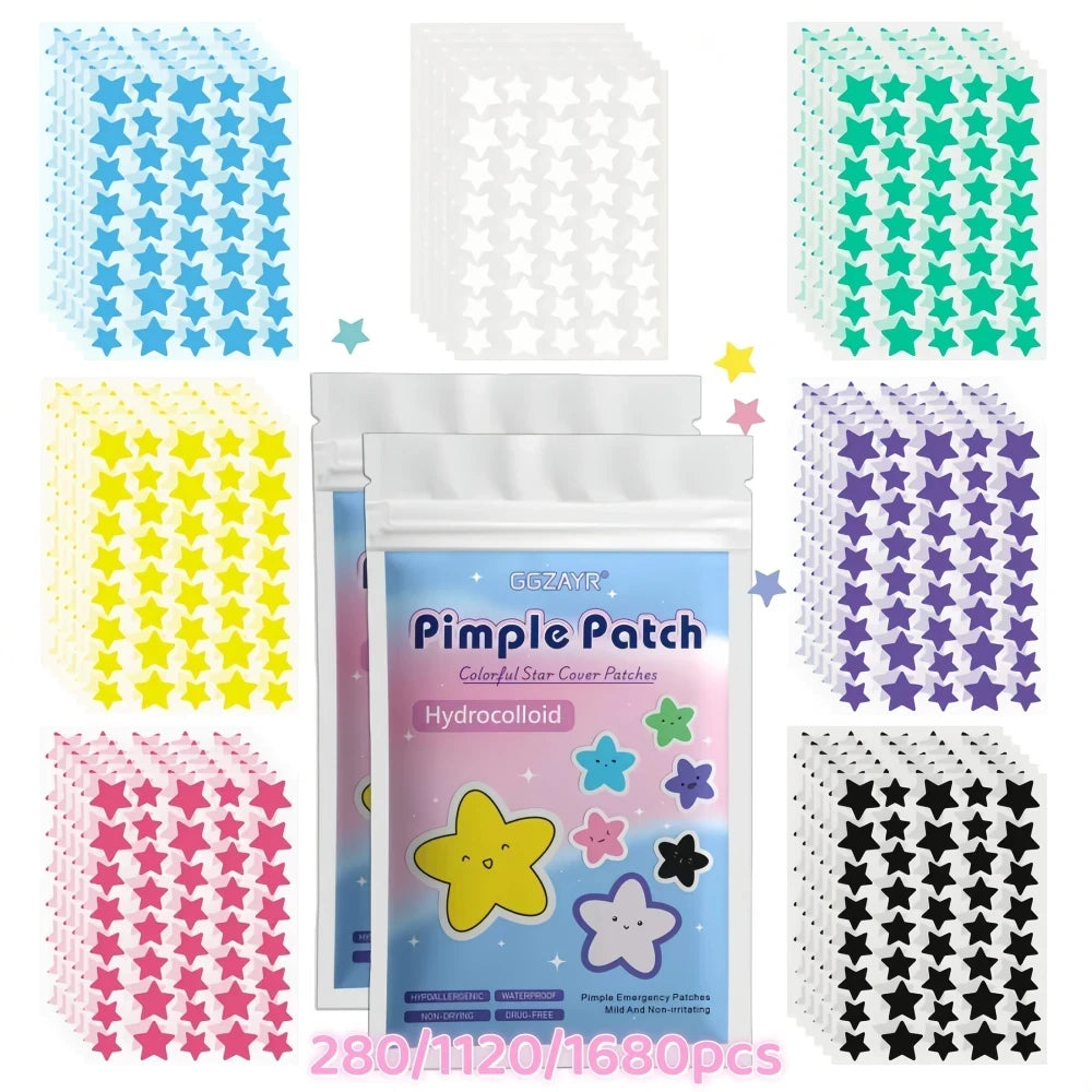 Seven-Color Star Acne Patches